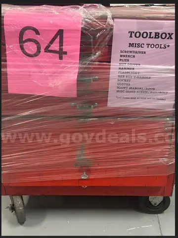 Toolbox with some Tools - Lot # 64