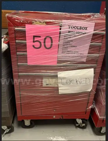 Toolbox with some Tools - Lot # 50