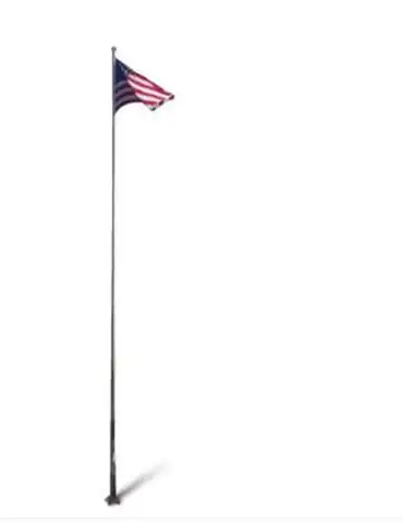Aluminum 20&#x27; tall Inground Mounting Outdoor Flagpole