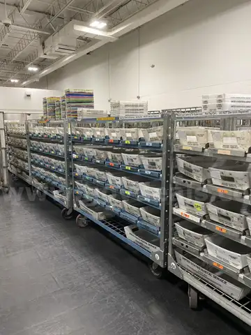 Racks - 76&#x22; long, 61&#x22; high and 29&#x22; deep - Quantity 10