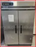 Reach-In Commercial Refrigerator, Two Door Fridge is Functional Lot#1
