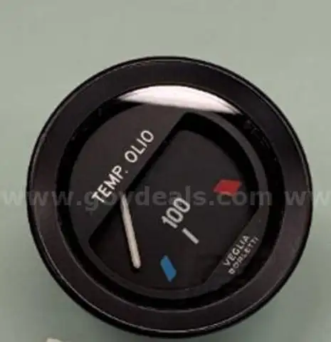 Veglia Borletti Automotive Temperature and Battery Gauges for Italian Sports Cars