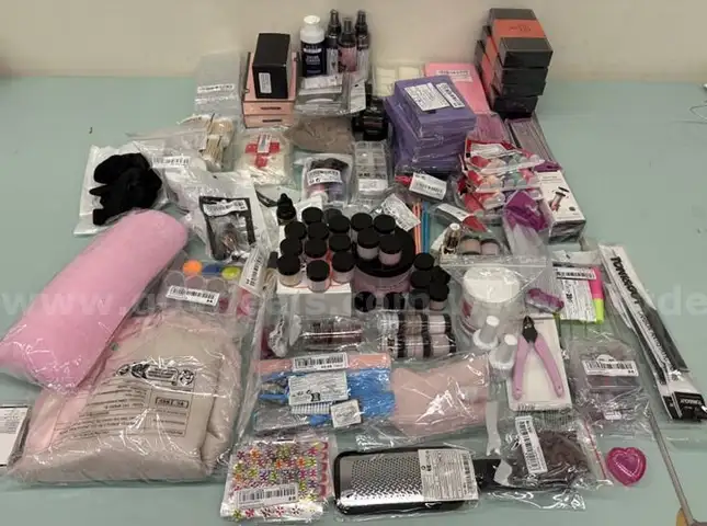 Huge Salon Set for Nails Technicians and Artists - Fingernail Paints, Gel Polishes, Tools, Supplies, Etc.