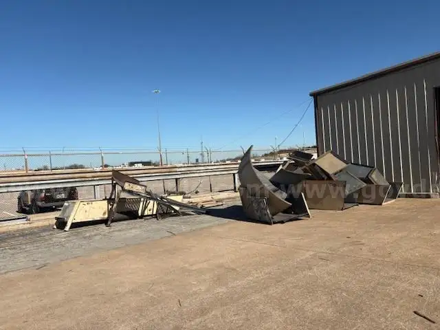 Slides Conveyor Scrap Metal Estimated Weight in excess of 500 lbs