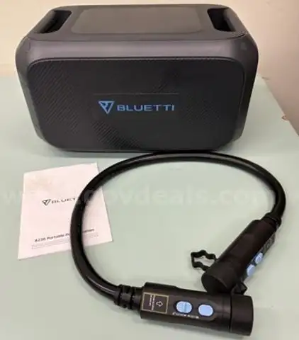 Bluetti B230 Expansion Battery Module for Portable Power Station, with Cable