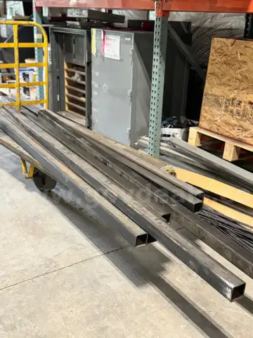 (Lot of 15) Structural Square Steel Tube, 3-inch x 3inch OD x .375-inch Wall x 10 feet 3/8 Gauge