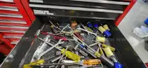 Toolboxes (4) - Tools included (Various) - (Lot #42)