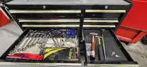 Toolboxes (4) - Tools included (Various) - (Lot #42)
