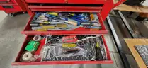 Toolboxes (4) - Tools included (Various) - (Lot #42)
