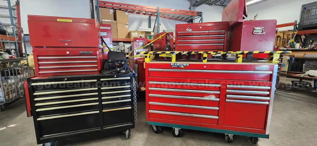2 used toolboxes (Craftsman and Unknown). Tools included (various)(Lot #45)