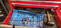2 used toolboxes (Craftsman and Unknown). Tools included (various)(Lot #45)
