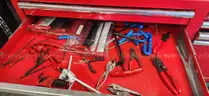2 used toolboxes (Craftsman and Unknown). Tools included (various)(Lot #45)