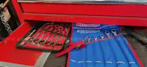 2 used toolboxes (Craftsman and Unknown). Tools included (various)(Lot #45)