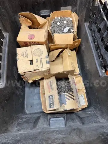 Assorted Boxes of Nails:  3D Common Nail, Wood Screws Coarse Thread, Framing Nails