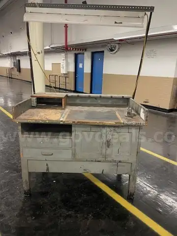 Vintage Wooden Worktable