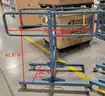 Metal racks on casters - Lot of 15 - each rack is aprox 25 lbs