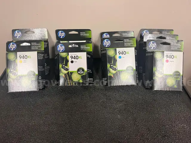 Printer Cartridges - lot of 9 HP 940XL - NEW