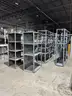 LOT OF 30 Dark Grey Metal Shelving Units Various Sizes