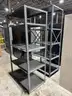 LOT OF 30 Dark Grey Metal Shelving Units Various Sizes