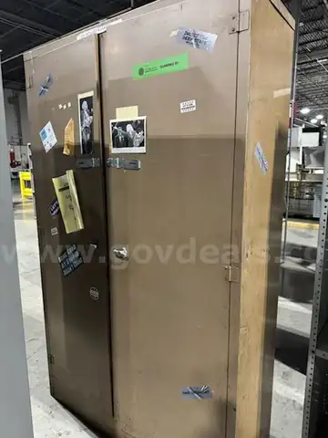 LOT OF 23 Double Door Metal Storage Cabinets