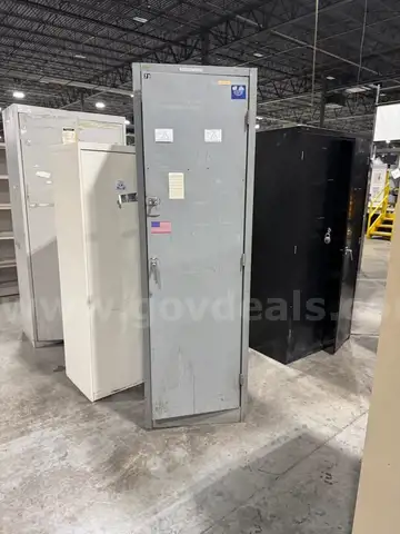LOT of 4 Storage Cabinets and 1 Bookshelf