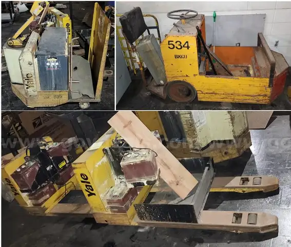 Lot of 4 Yale Mule, Tug and Power Jacks