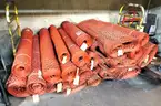 Lot of approx 25 Outdoor Plastic Safety Fencing Rolls