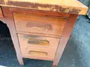 BEAUTIFUL, VINTAGE, &#x22;DOUBLE-SIDED&#x22; WOODEN DESK