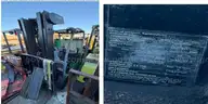 SCRAP METAL - LOT OF 9 FORKLIFTS