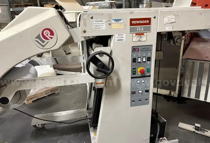 Lasermax Roll Systems R4 Rewinder
