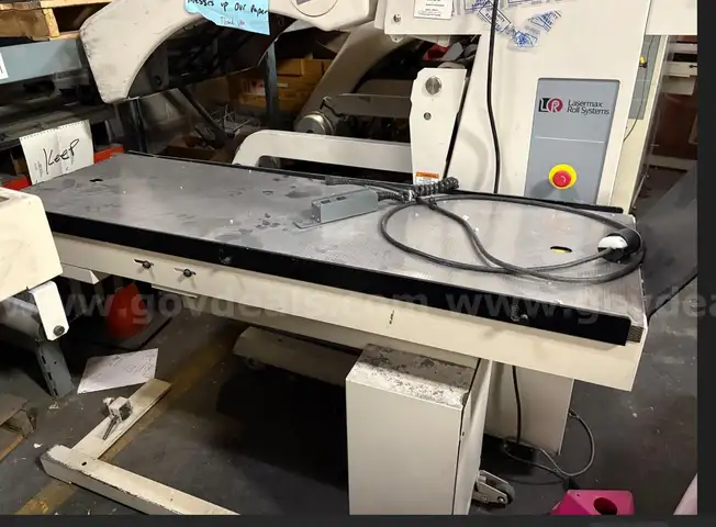 Lot of 4 Lasermax Roll Systems Tilt Tables