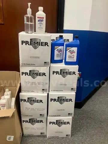 Hand Sanitizer - 3,032 ounces in 242 bottles - dates expired