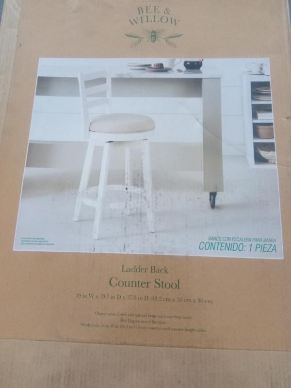 Bee and willow best sale swivel counter height stool