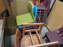 Lot of Various Elementary School Furniture