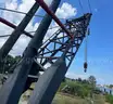 1989 LINK-BELT LS318 80 TON LATTICE-BOOM CRAWLER CRANE