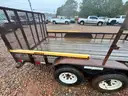 2000 K&#x26;C-6X14 TANDEM AXLE TRAILER