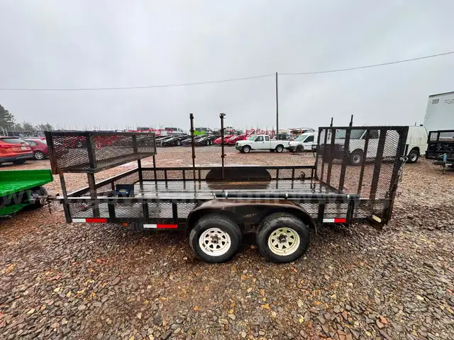 2000 A&#x26;F-6X14 TANDEM AXLE TRAILER