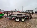 2000 A&#x26;F-6X14 TANDEM AXLE TRAILER