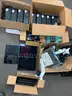 Lot of Used and Scrap Computers, Tablets, Network Switches, Accessories, and Stands