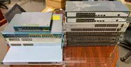 Lot of Used and Scrap Computers, Tablets, Network Switches, Accessories, and Stands