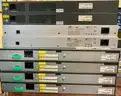 Lot of Used and Scrap Computers, Tablets, Network Switches, Accessories, and Stands