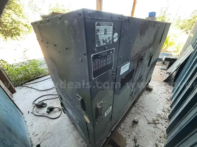 2002 MCII MEP-806B 60KW Skid Mounted Diesel Generator