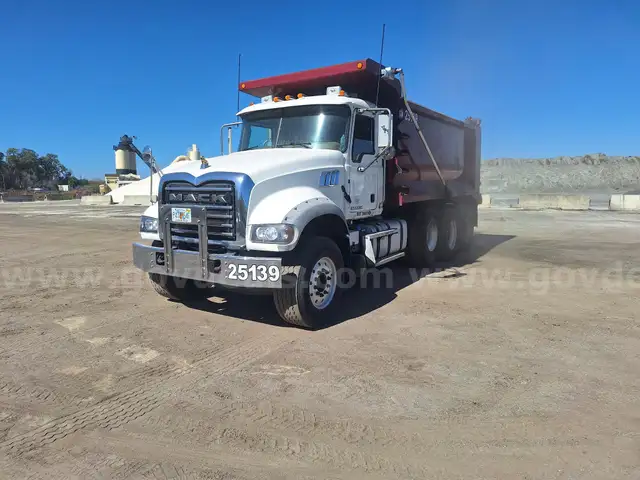 2018 Mack Granite GU713 Tri/A Dump Truck