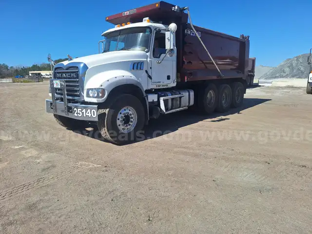 2018 Mack Granite GU713 Tri/A Dump Truck