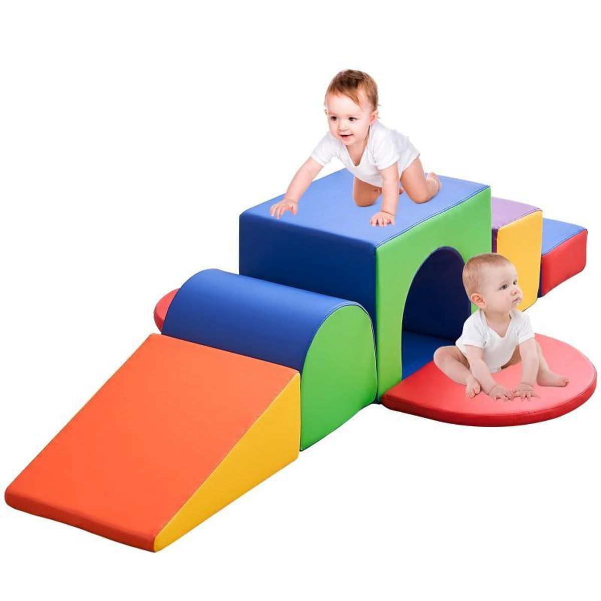 linor Foam Climbing Blocks for Toddlers, 7Pcs Climbing Toys for ...