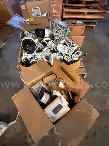 ONE PALLET of Security Cameras, Hardware, ETC.