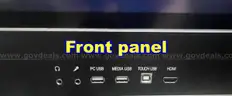 Aver 65 inch Interactive Flat Panel Board on a wheeled stand. Android OS. Factory reset and in good condition.