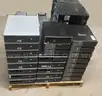 Desktop PC&#x27;s: 1 pallet of 44 Mixed model desktops. Some powered on, the rest are UNTESTED. All have HARD DRIVES REMOVED.