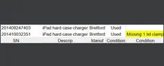 Bretford iPad hard cases with charger function. Used &#x26; untested.