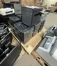Printers - 3 pallets of used/retired desktop-sized printers. ALL ARE UNTESTED.